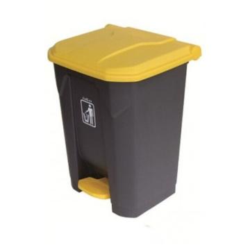 Cos gunoi din plastic cu pedala, 68L, Limpio B2-010C