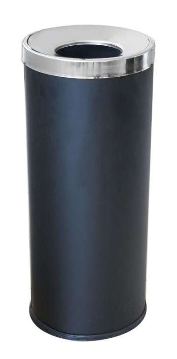 Cos gunoi metalic cu galeata 25xh61cm negru Raki Icikala