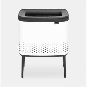 Cos rufe Bo, 60L, Capac plastic - alb