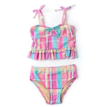 Costum de baie fetite, 2 piese, Peplum Shade Critters