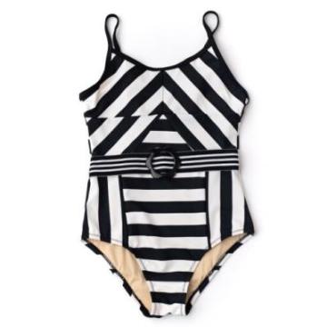Costum de baie fetite, intreg, cu centura Shade Critters