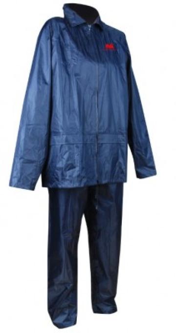 Costum impermeabil albastru (jacheta + pantalon) ETP