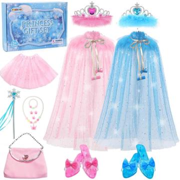 Costum printesa Elsa cu accesorii 3-6 ani