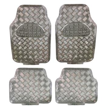 Covorase auto universale, Diamond, culoare crom carbon
