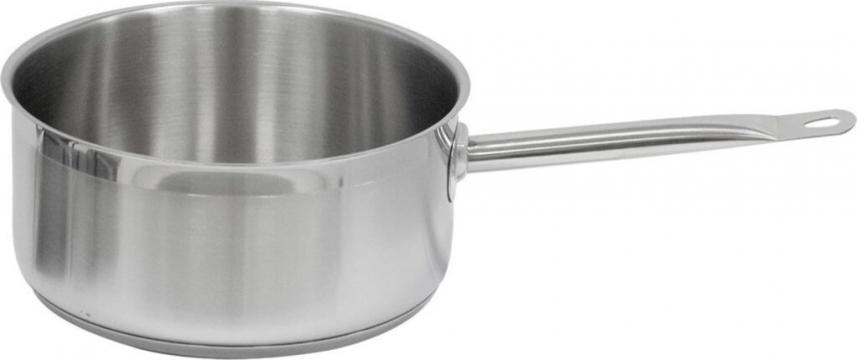 Cratita inox cu coada fara capac 1.9 litri