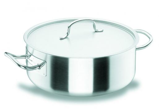 Cratita inox profesionala inalta cu capac 58.8 litri