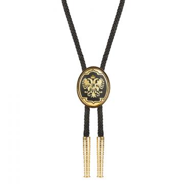 Cravata americana Bolo Tie incrustata cu aur by Toledo