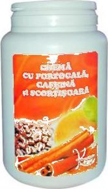 Crema anticelulitica cu portocala, cafeina si scortisoara