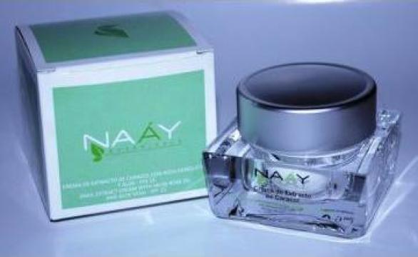 Crema cu extract de melc, trandafir moscat si aloe vera