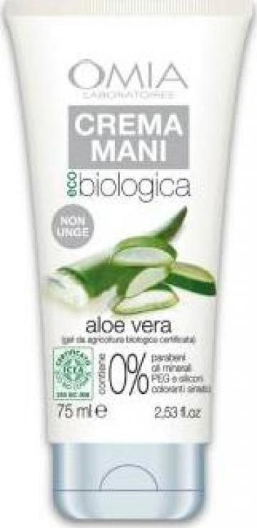 Crema de maini bio cu Aloe Vera 75 ML