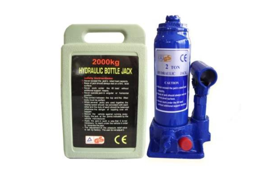 Cric hidraulic in cutie din plastic 2t JBM