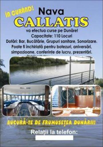 Croaziera pe Dunare, partide pescuit, catering