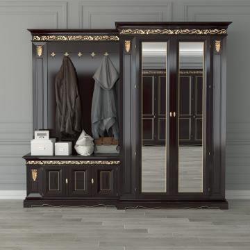 Cuier mare lemn masiv, 280 x 60 x 220 cm