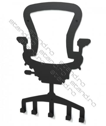 Cuier metalic forma scaun 2214