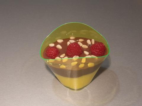 Cupa desert ovala 200