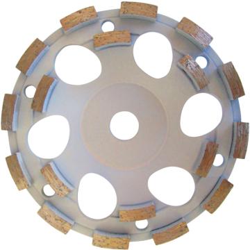 Cupa diamantata rand dublu dinti scurti - Beton 150x19mm