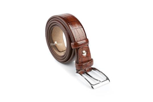 Curea piele, culoare maro, CUP03