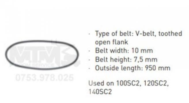 Curea ventilator Manitou 100SC2 120SC2 140SC2 / Manitou fan