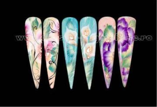 Curs nail design - pictura chinezeasca cu Svetlana Filatova
