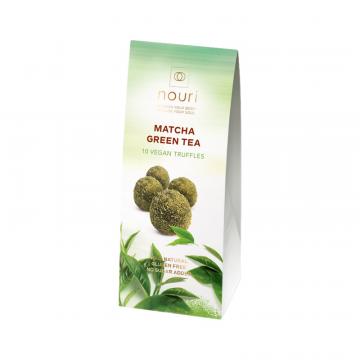 Cutie 10 trufe vegane - ceai verde si matcha 100 g