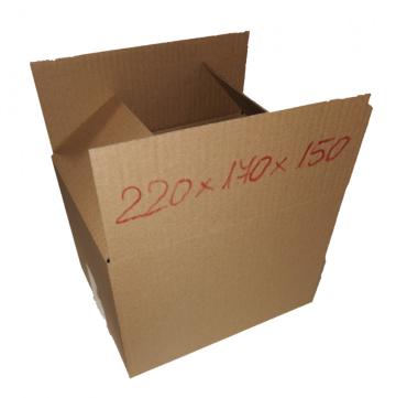 Cutie carton natur 220 x 175 x 155 mm, 100 buc