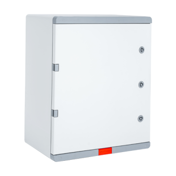 Cutie distributie IP67 din ABS gri, usa mata, placa metalica
