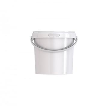 Cutie rotunda 2.5L + capac transparent (100buc)