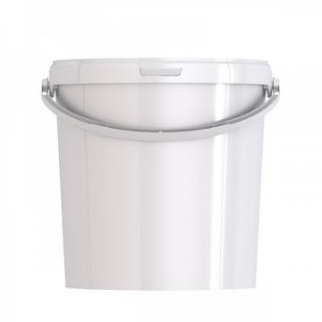 Cutie rotunda 20L + capac alb (100buc)