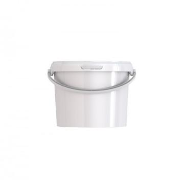 Cutie rotunda 4L + capac transparent (100buc)