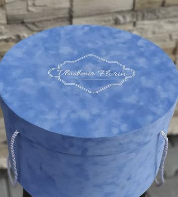 Cutie trusou personalizata bleu