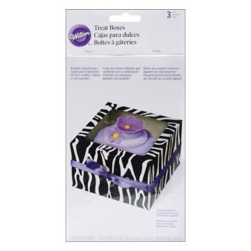 Cutii Zebra pentru briose, prajituri 3 buc. - Wilton