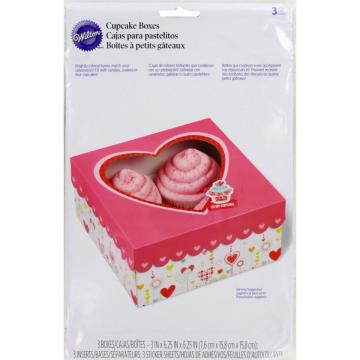 Cutii briose cu Inima, 3 buc. - Wilton