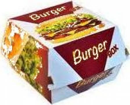 Cutii carton hamburger medii