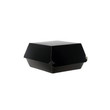 Cutii de burger, carton negru, 95x95x75mm (100buc)