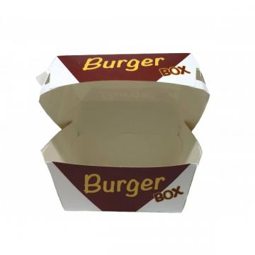 Cutii de burger, carton personalizat, 18x18x8cm (50buc)