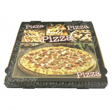 Cutii pizza 32cm, design black (100buc)