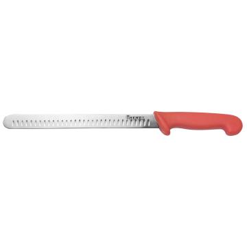 Cutit sunca/kebab, lama inox 25 cm, maner rosu