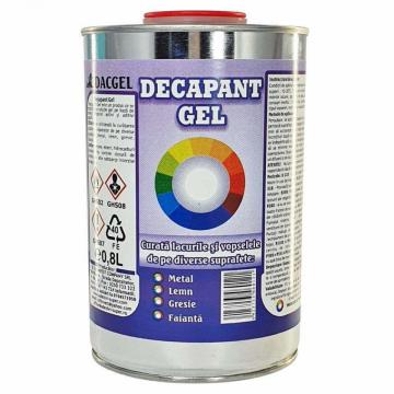 Decapant vopsea gel DacGel, 800 ml