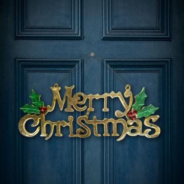 Decor festiv - Merry Christmas - 50 x 18 cm