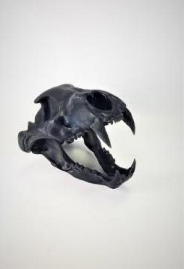 Decoratiune Craniu leopard sau leu printat 3D