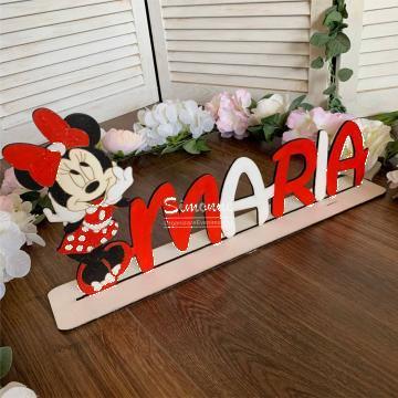 Decoratiune figurina Minnie Mouse personalizata