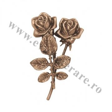 Decoratiune funerar Trandafiri bronz 3708