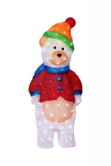 Decoratiune luminoasa pentru exterior Ursulet, 80cm, MI-1051