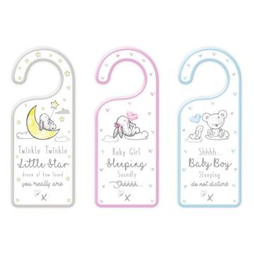 Decoratiune placuta din MDF pentru usa Hugs and Kisses