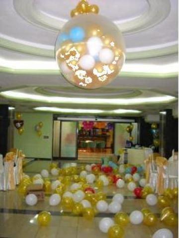 Decoratiuni arcade, baloane, explodere, jumbo, covor baloane