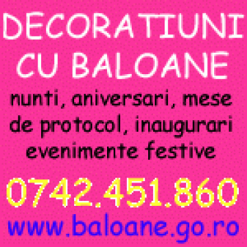 Decoratiuni cu baloane