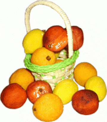Decoratiuni din martipan Fructe