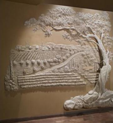 Decoratiuni interioare 3D in relief sculptate