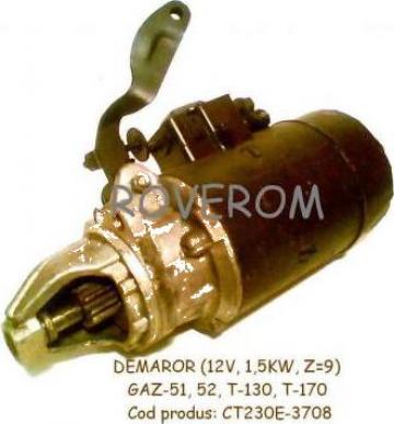 Demaror (12V, 1,5KW, Z=9), GAZ-51, GAZ-52, T-130, T-170