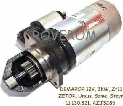 Demaror 12V, 3KW, Z=11, Zetor, Ursus 912-1614